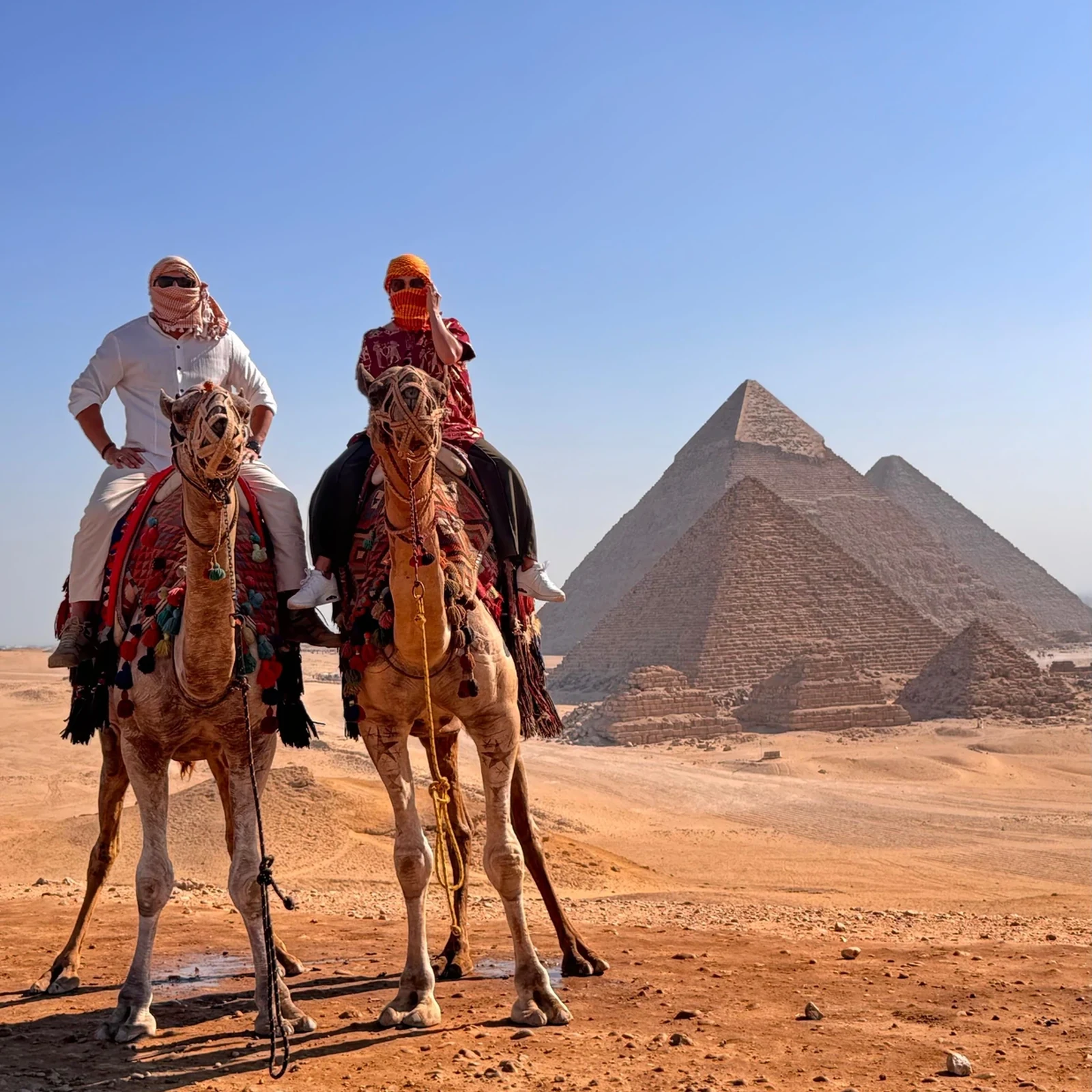 Explore the Giza Pyramids and Great Sphinx in private