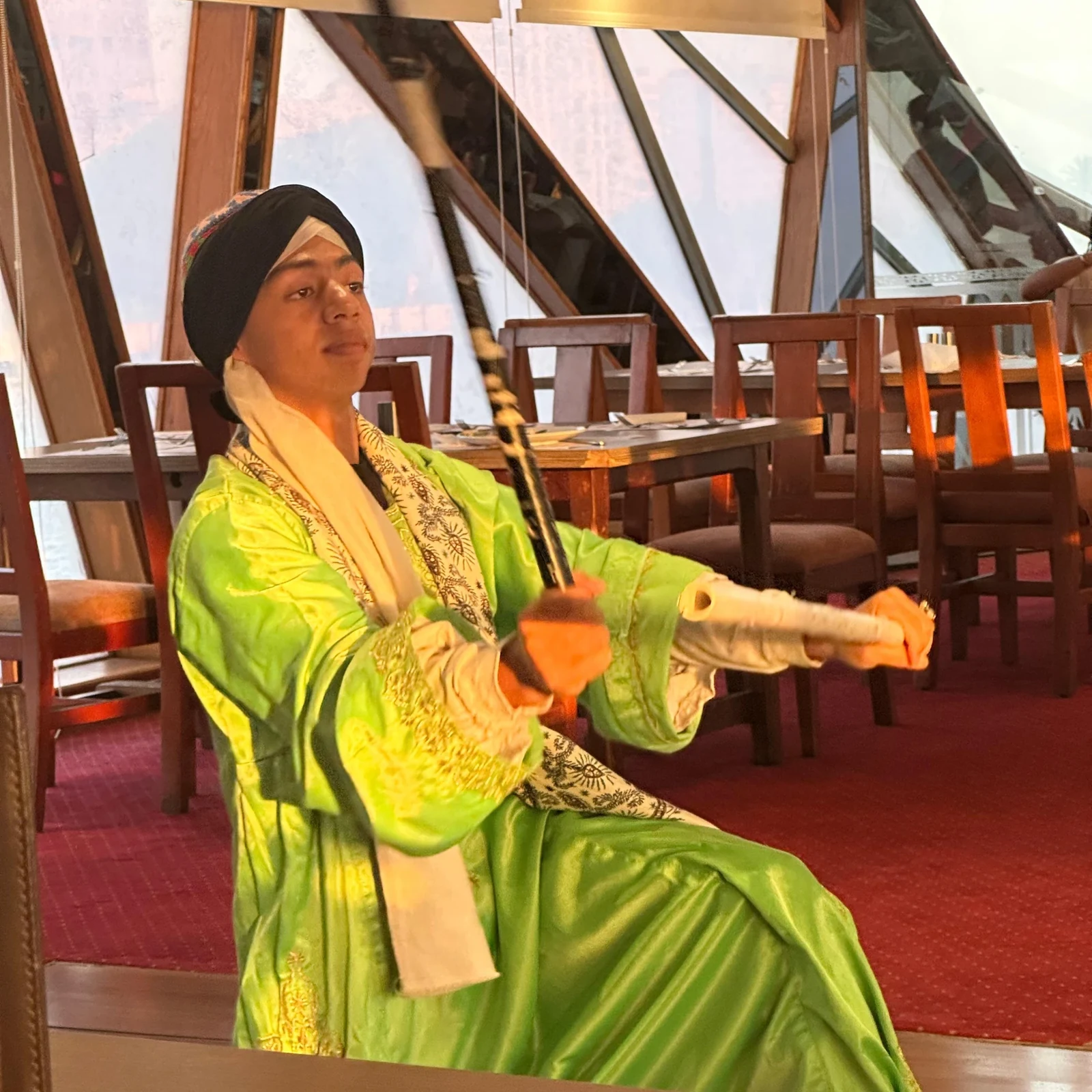 Dîner, vues nocturnes et spectacle à bord du Nile Royal Topaz