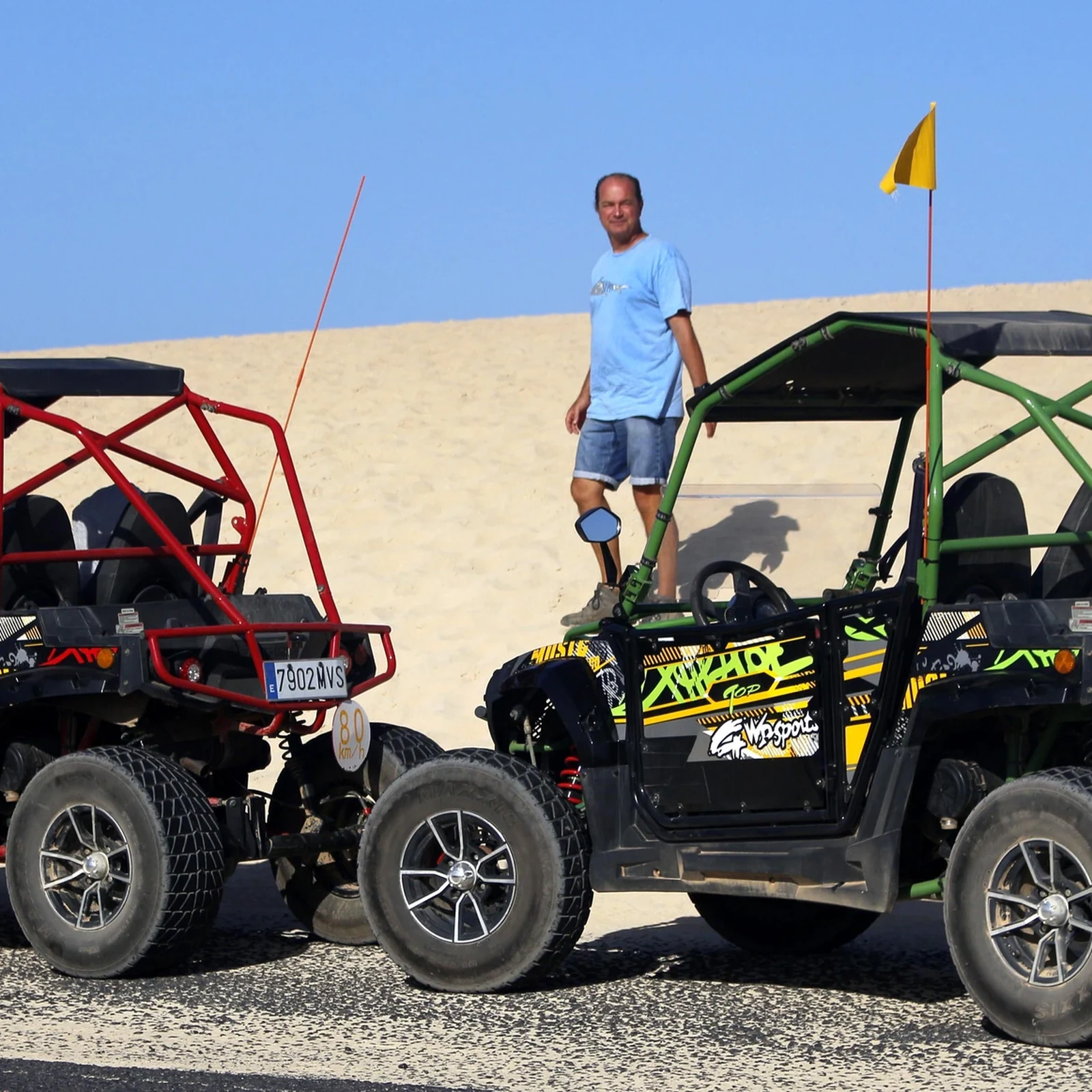 Discover Corralejo’s scenery from an open buggy