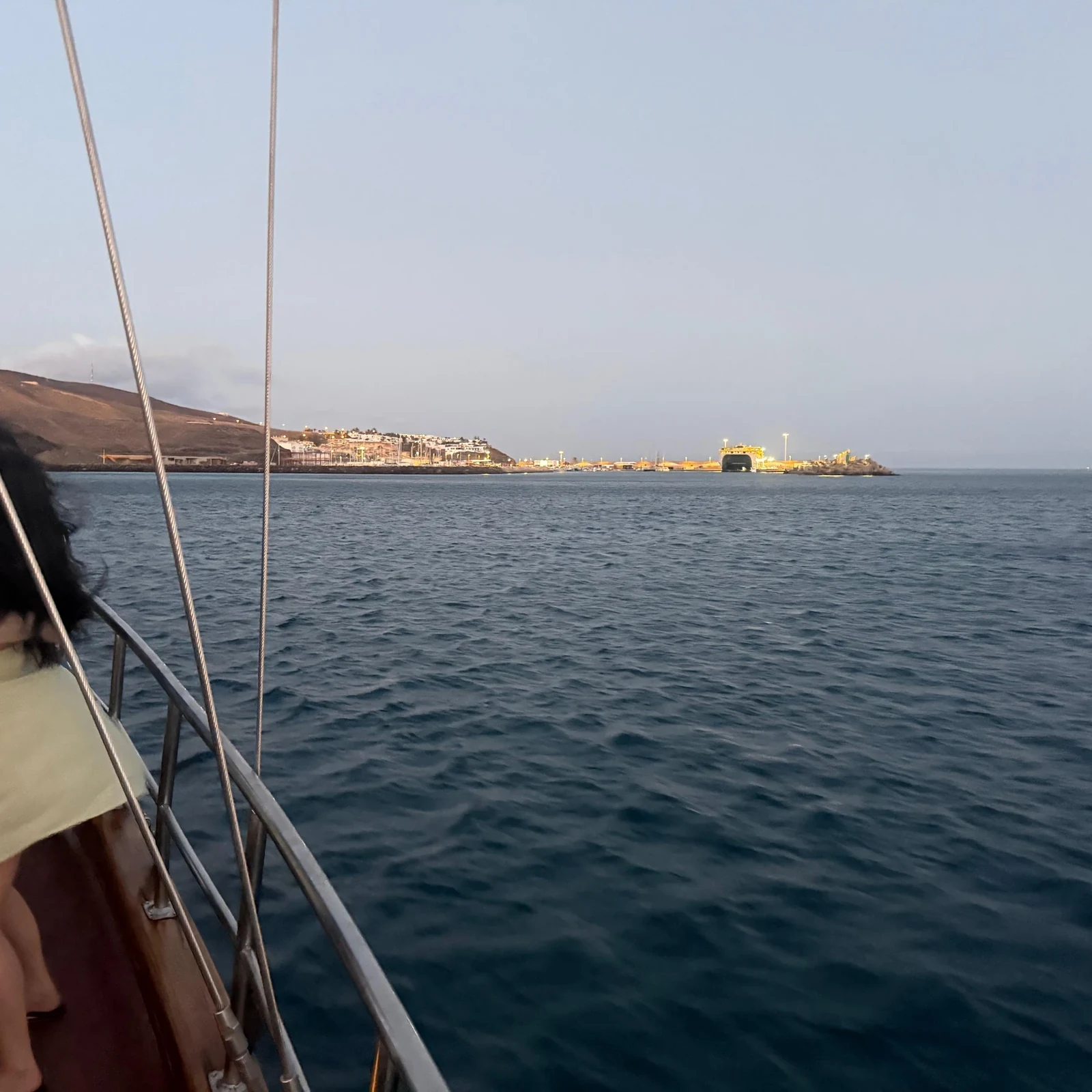 Sonnenuntergang, Musik und Segeln auf der Aphrodite