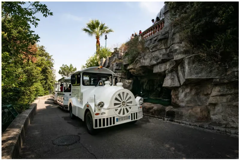 Petit train électrique à Nice avec vues panoramiques