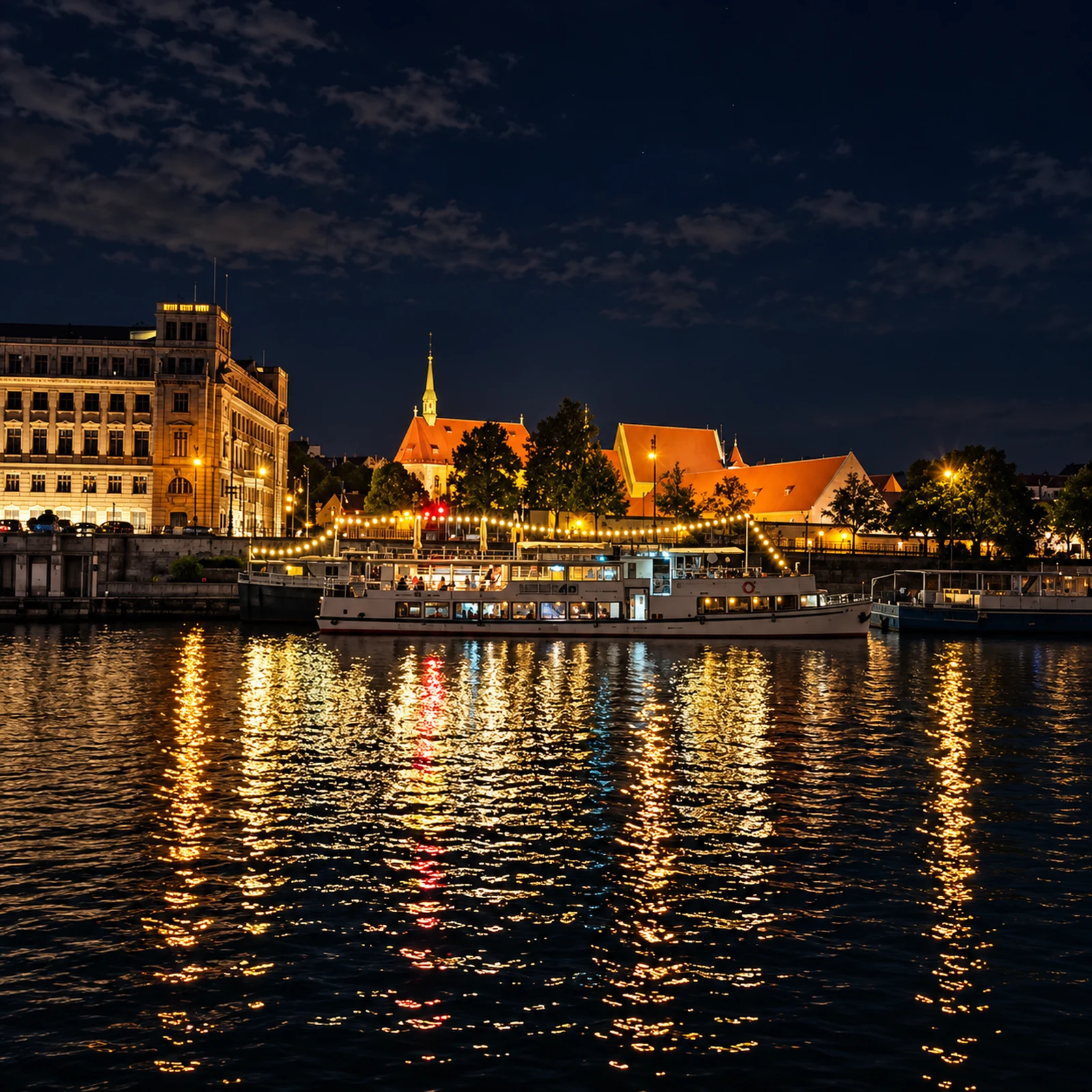 Erlebe das beleuchtete Prag von der Moldau aus