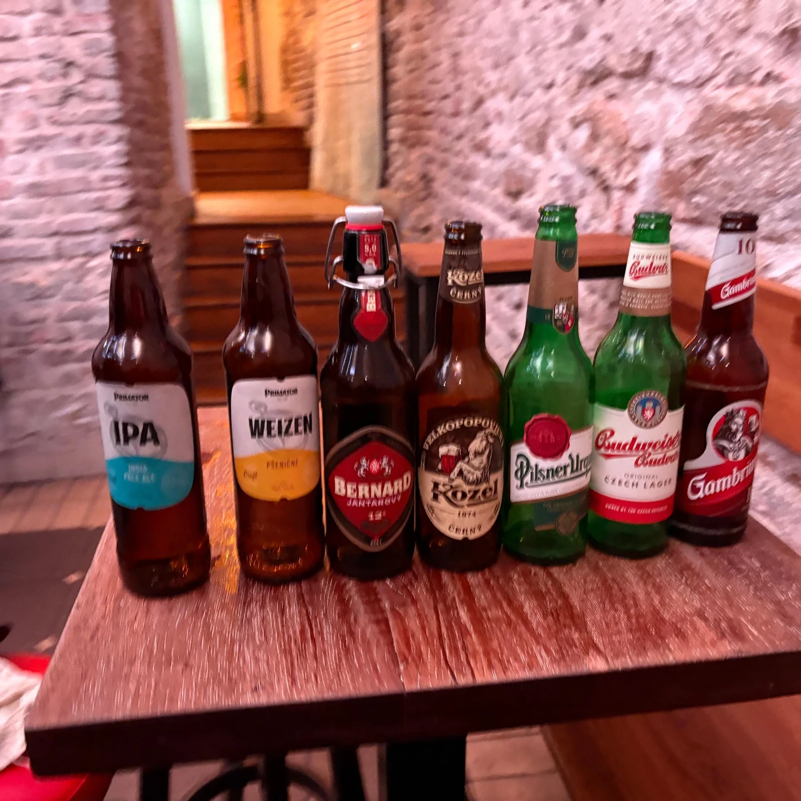 Discover seven Czech beers in central Prague