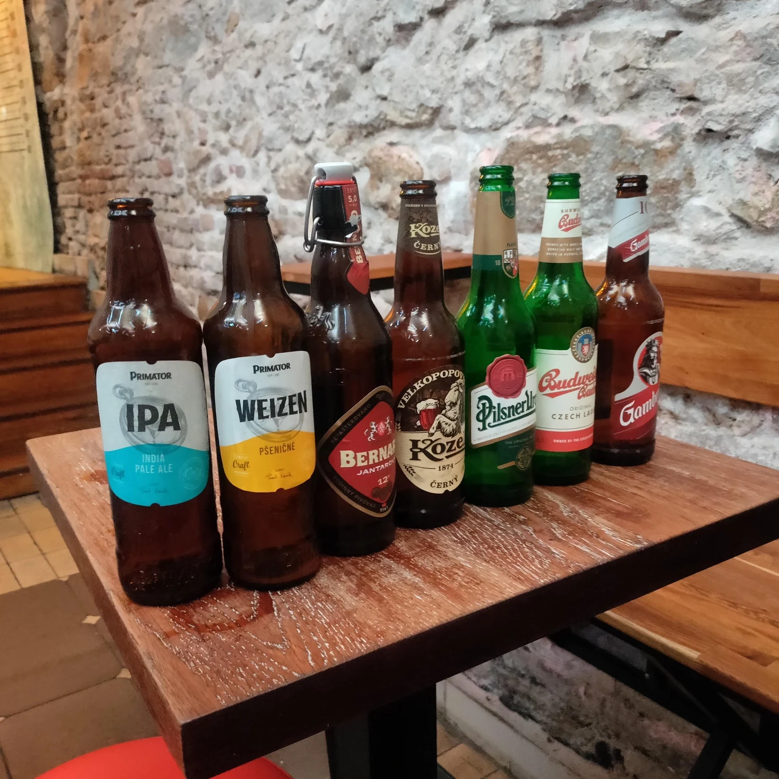 Discover seven Czech beers in central Prague