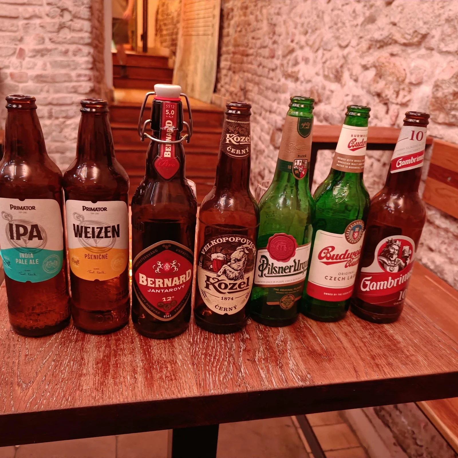 Discover seven Czech beers in central Prague