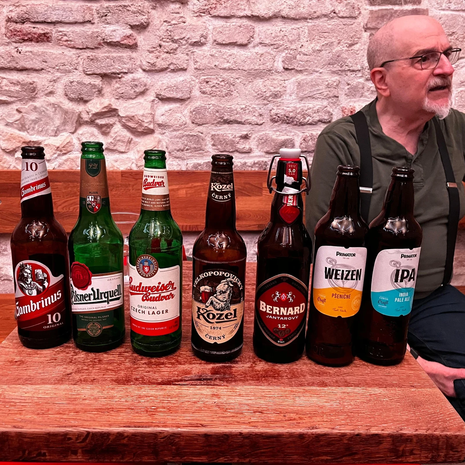 Discover seven Czech beers in central Prague