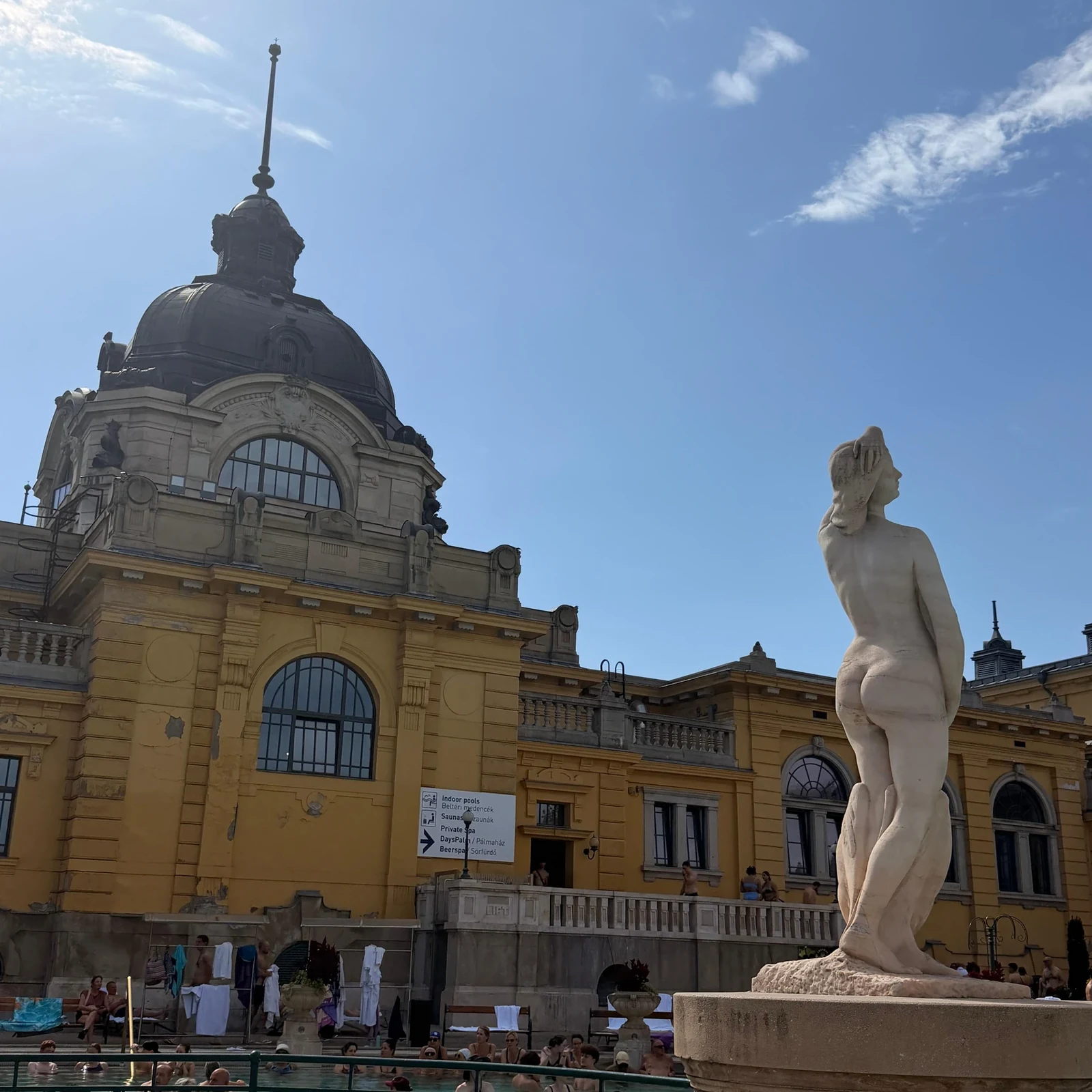 Ein Tag im Thermalwasser des Széchenyi-Bads