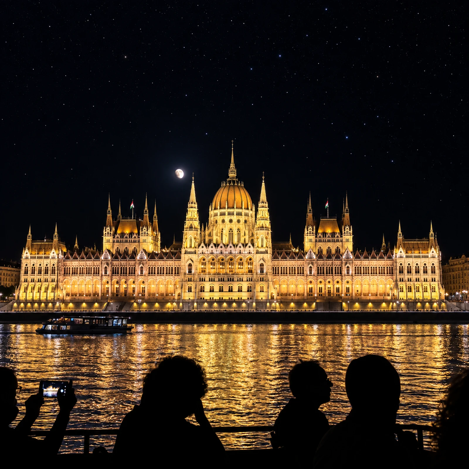 See Budapest from the Danube at sunset or after dark