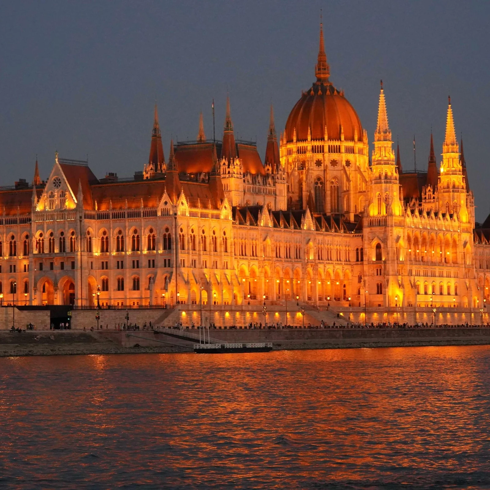 See Budapest from the Danube at sunset or after dark