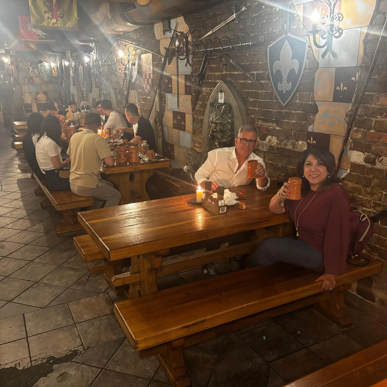 Dîner médiéval Sir Lancelot à Budapest