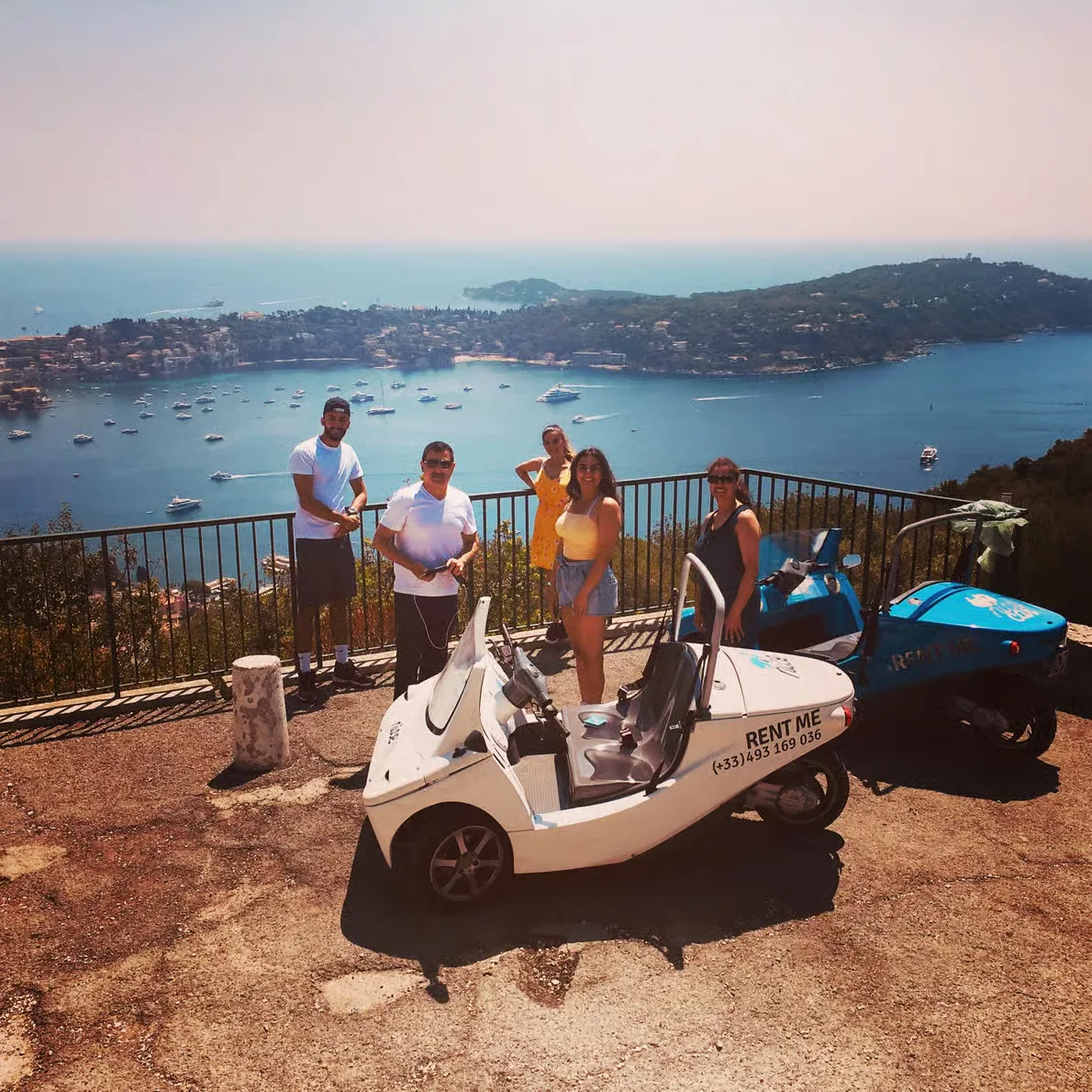 Tour en voiture électrique à Nice pour explorer la Riviera française
