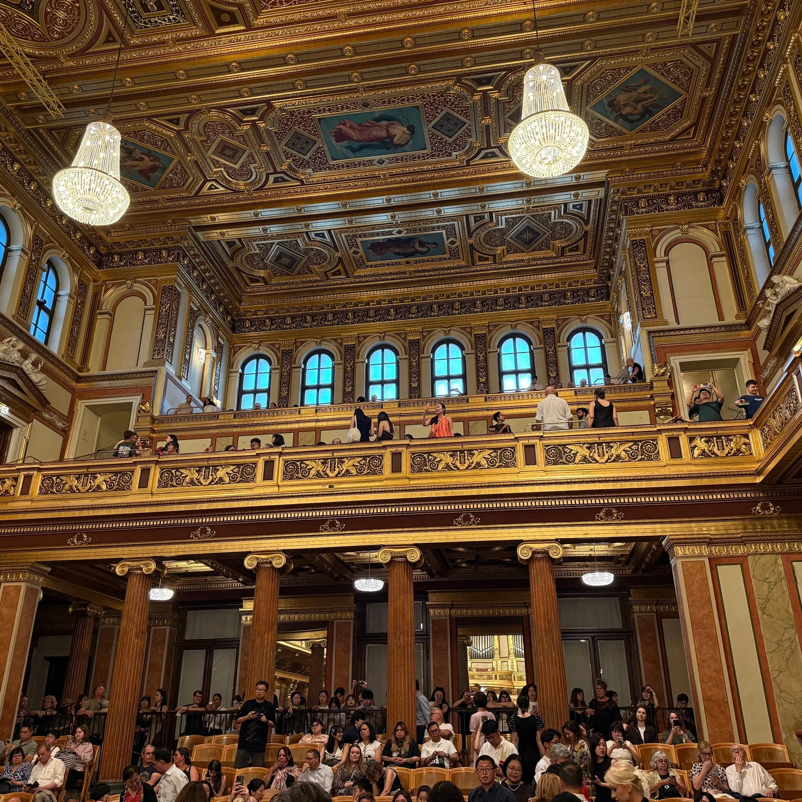 Live gespielte klassische Musik im Musikverein