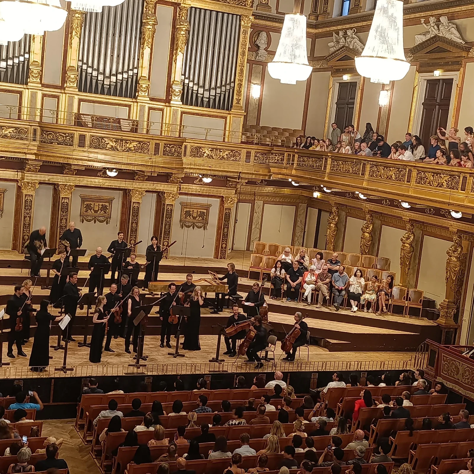 Live classical music inside the Musikverein