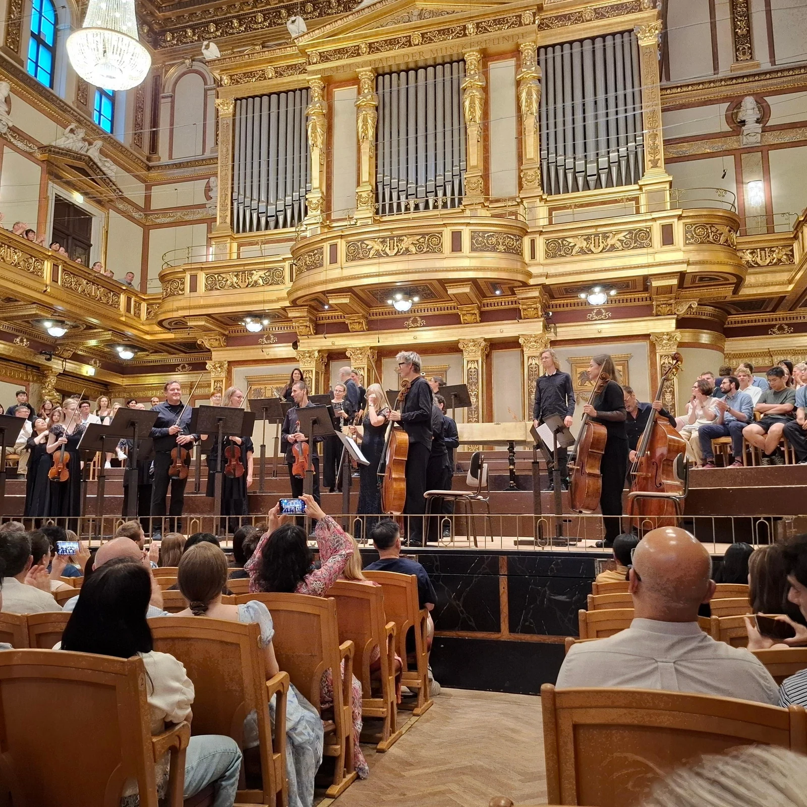Live classical music inside the Musikverein