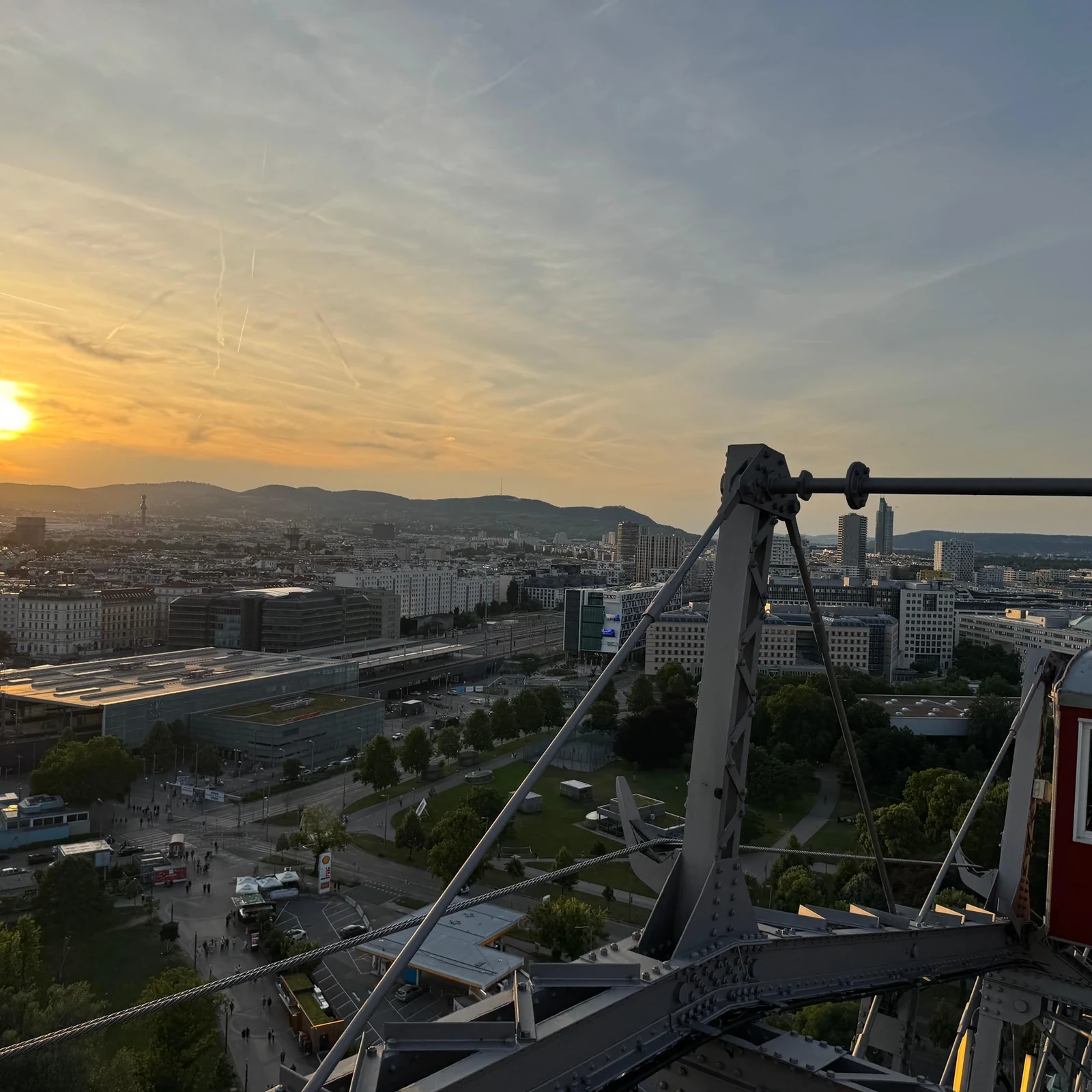 See Vienna from the Vienna Giant Ferris Wheel