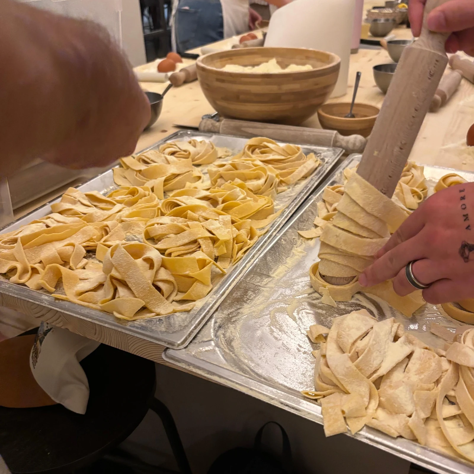 Bereite in Florenz frische Pasta zu und genieße sie anschließend
