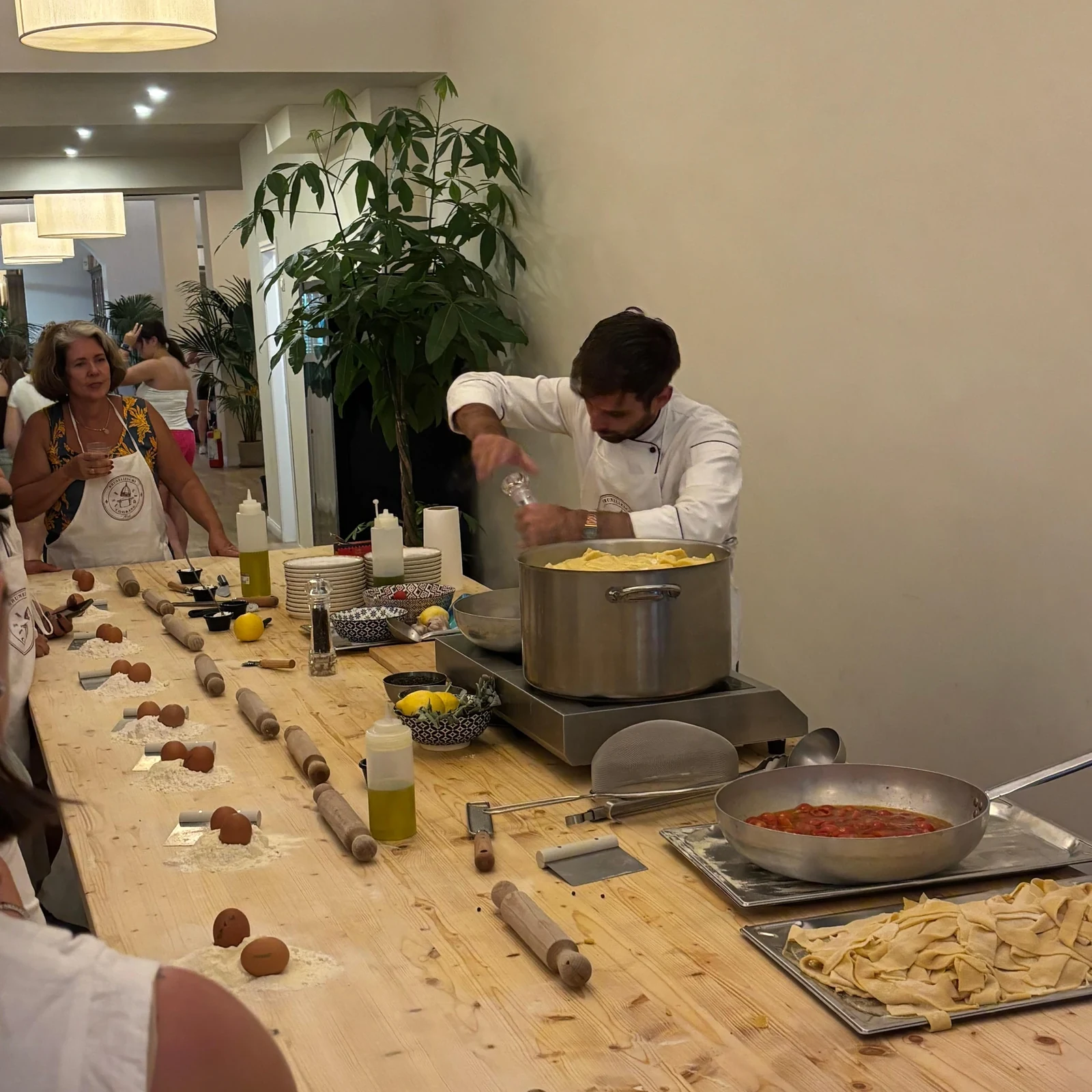 Bereite in Florenz frische Pasta zu und genieße sie anschließend