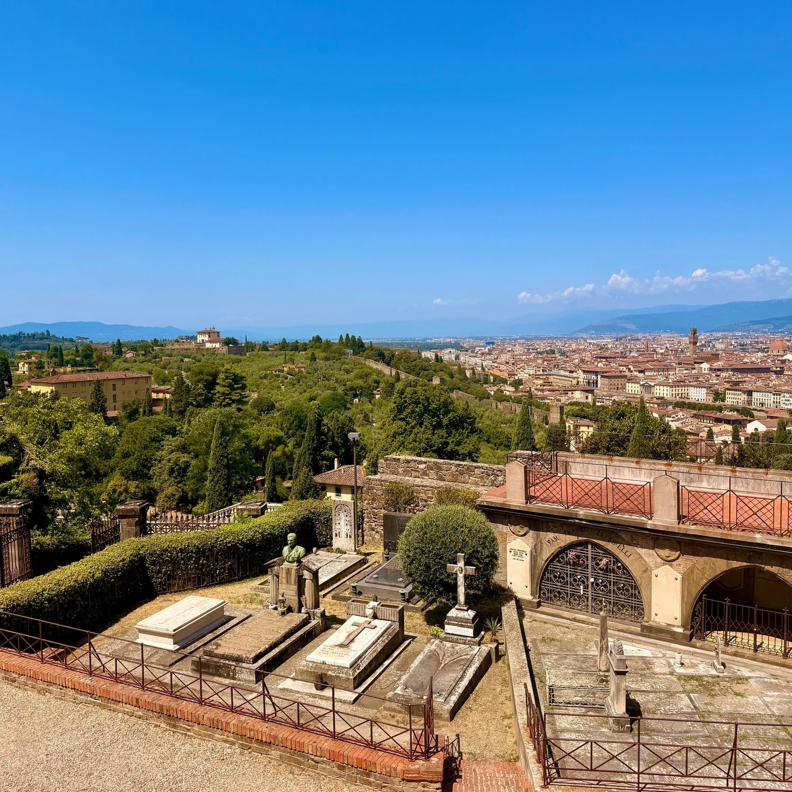 See Florence from the hills in a Fiat 500 convertible