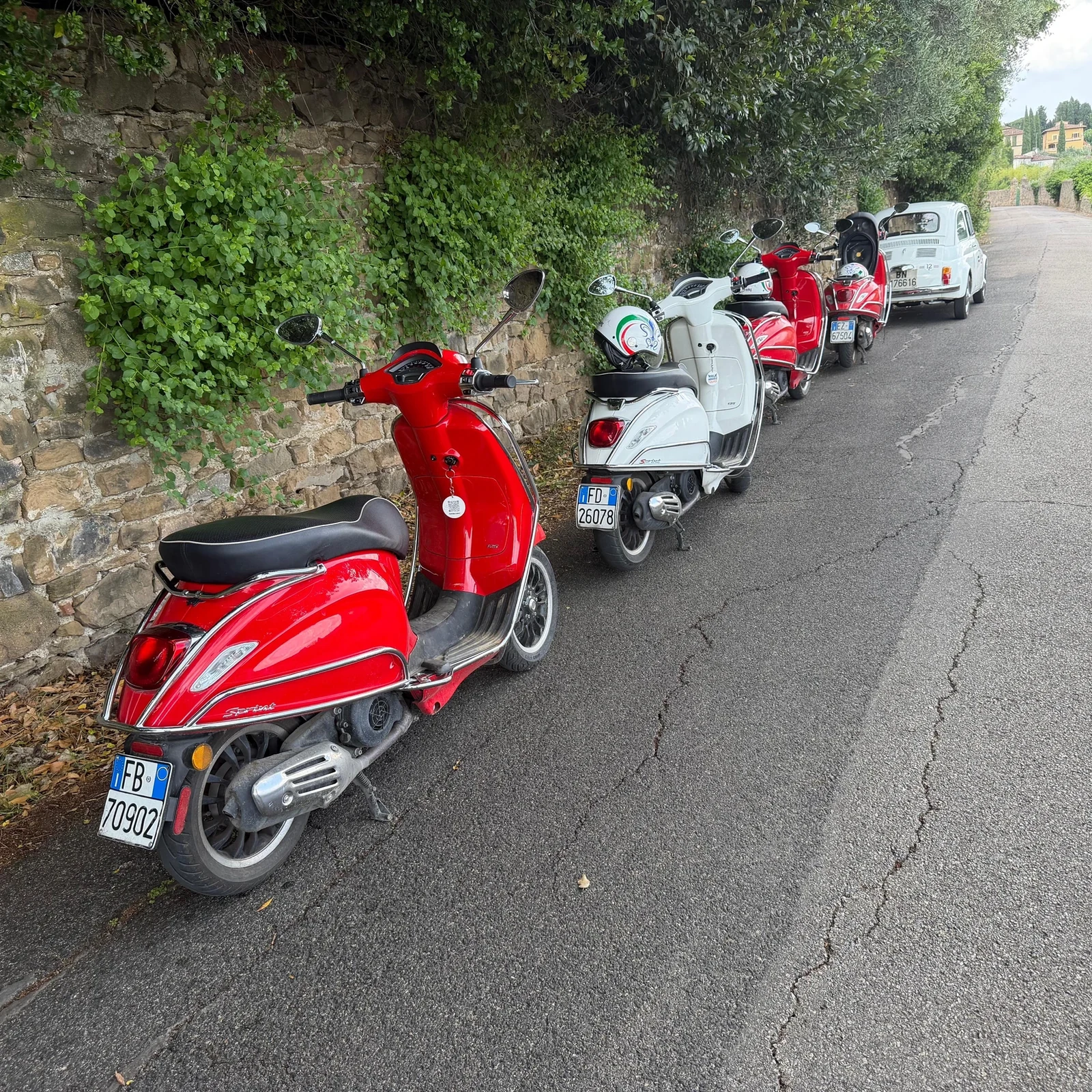 De Florence aux collines toscanes en Vespa
