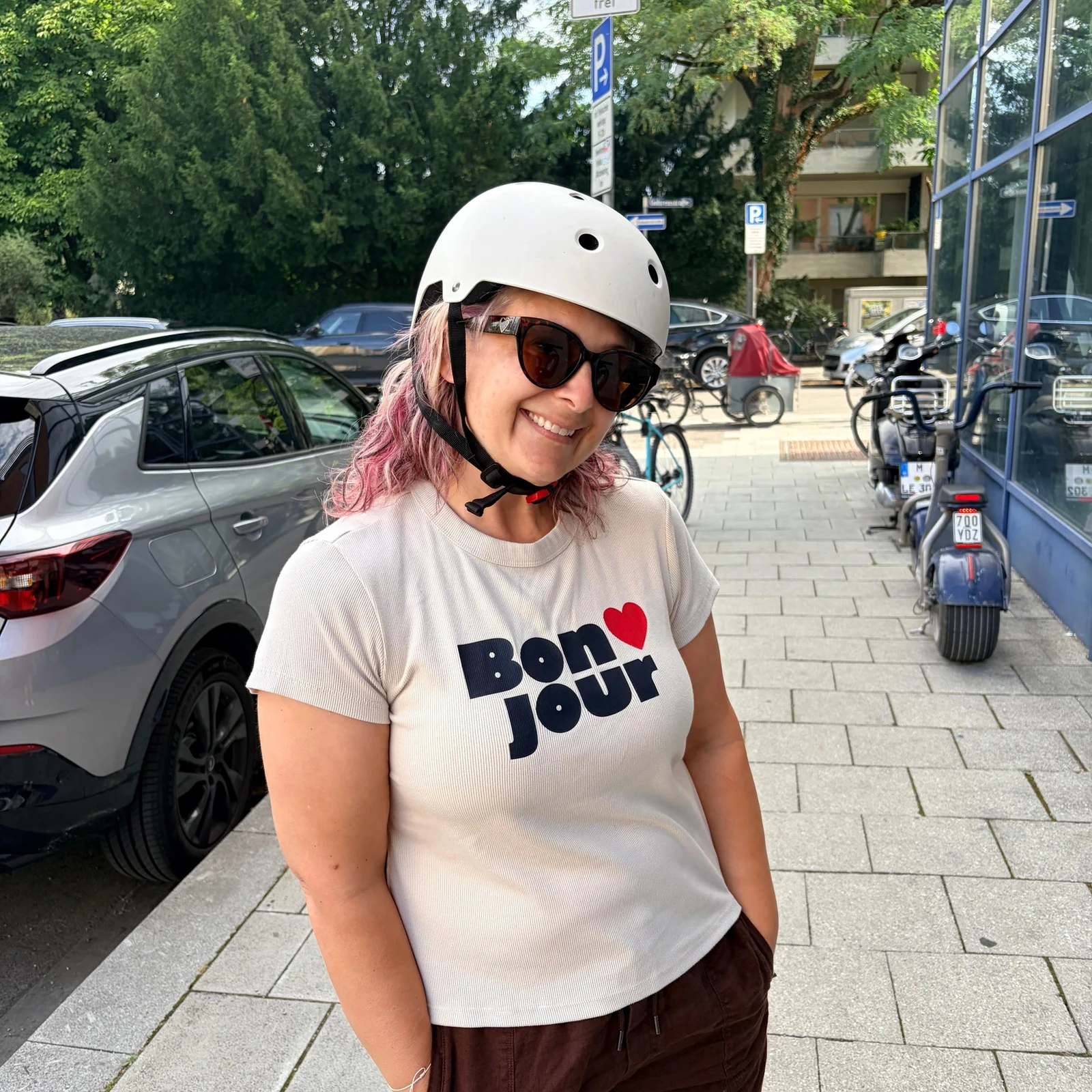 Munich en e-scooter à larges pneus