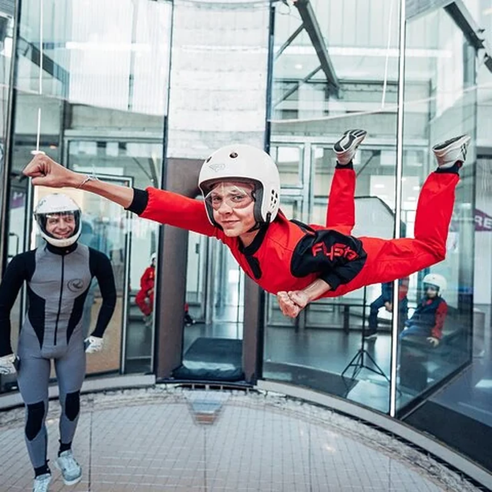 Fly in the wind tunnel at FlyStation Munich