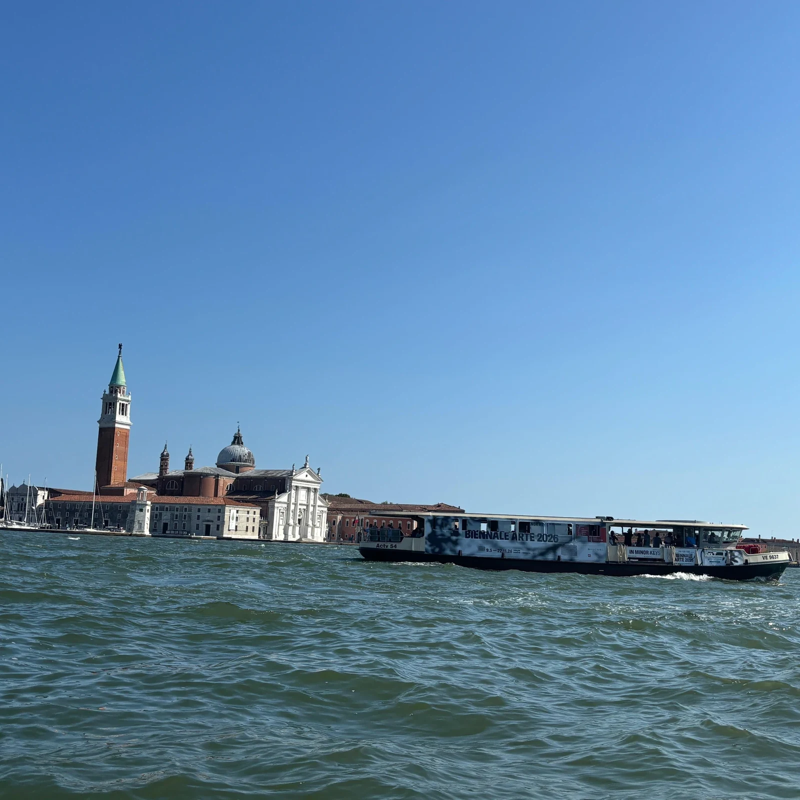 See Venice at sunset from a catamaran