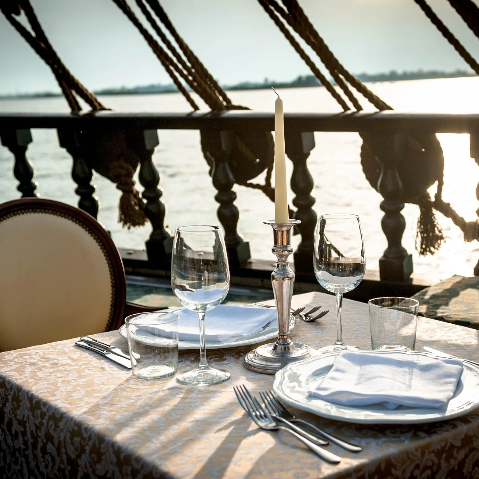 Un dîner à bord d’un galion dans la lagune de Venise