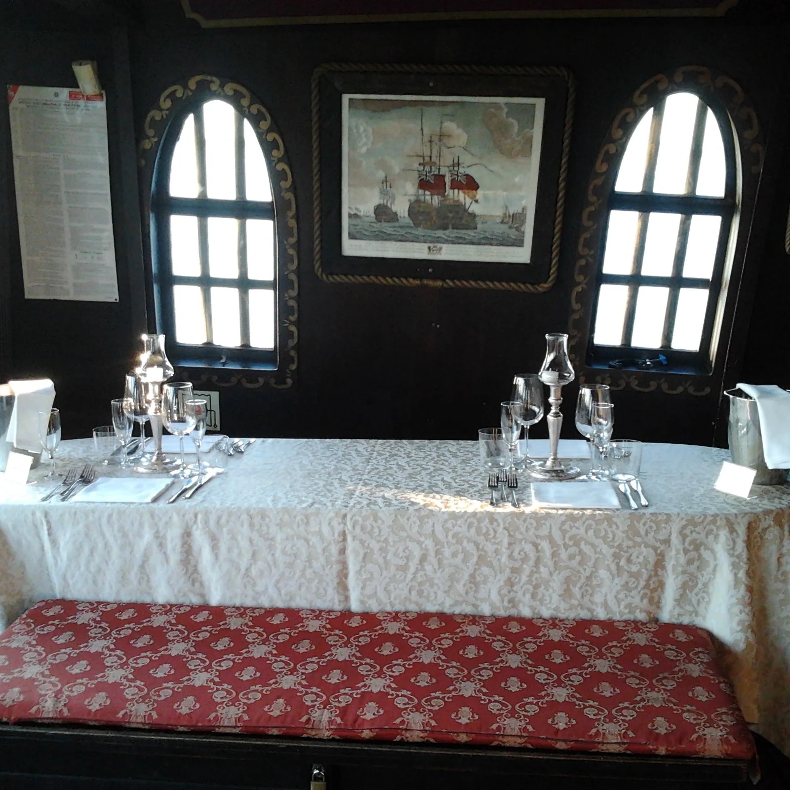 Un dîner à bord d’un galion dans la lagune de Venise