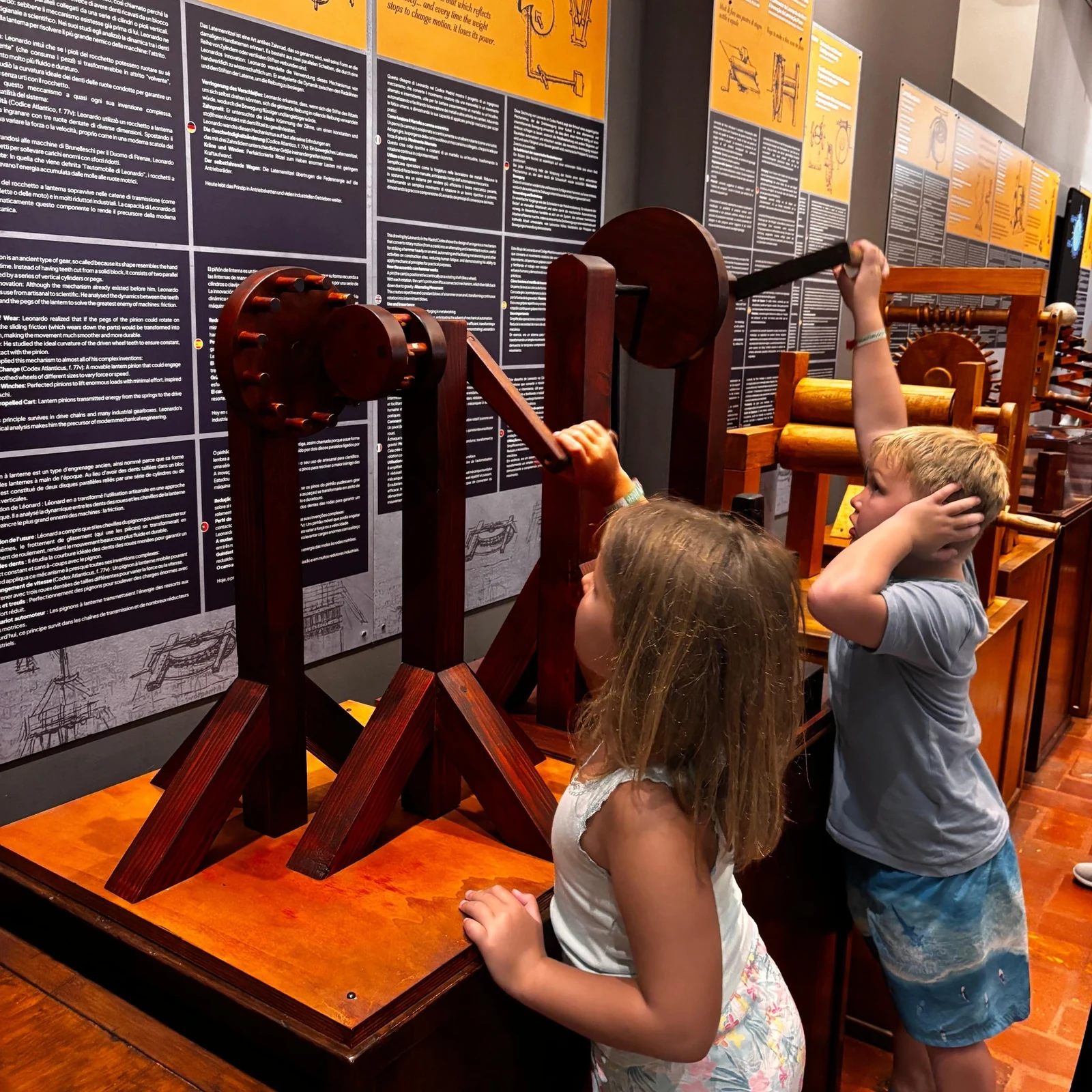Explore Leonardo’s ideas at an interactive museum in Venice