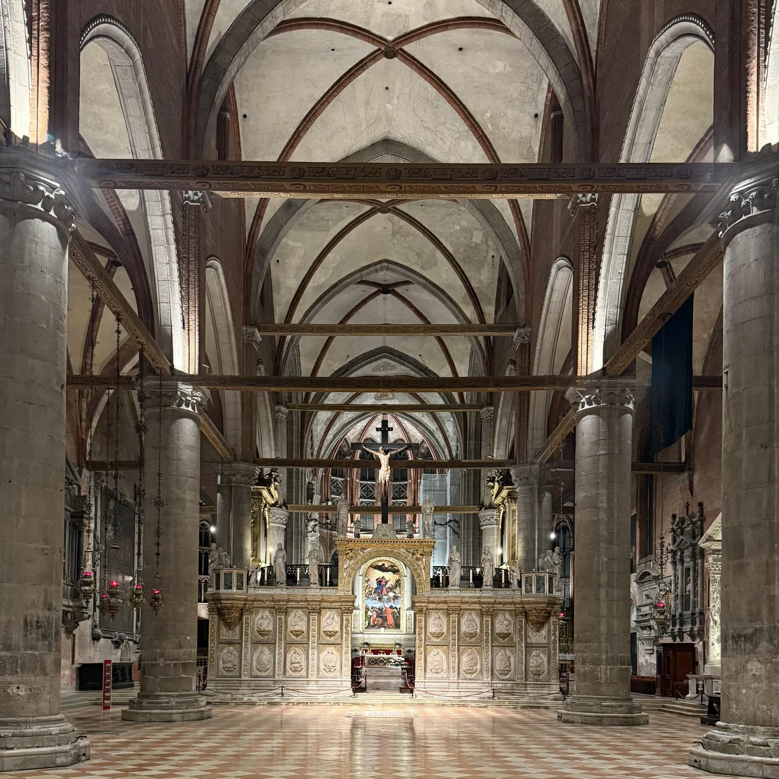 Venezianische Kunst in der Basilica dei Frari