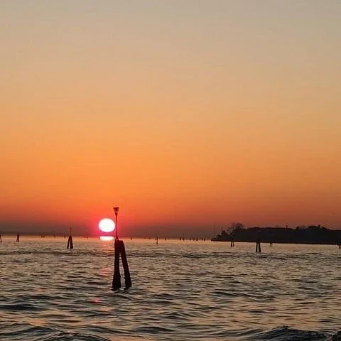 La lagune de Venise en bateau privé au coucher du soleil