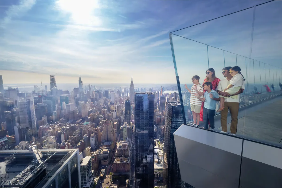 Edge NYC ticket to see Manhattan from a suspended outdoor deck