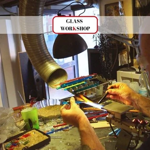 Make your own glass piece in Venice