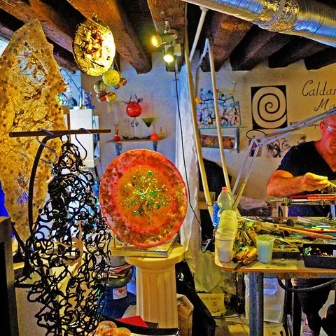 Make your own glass piece in Venice