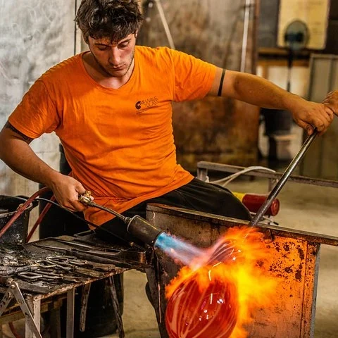 Entrez dans une verrerie de Murano
