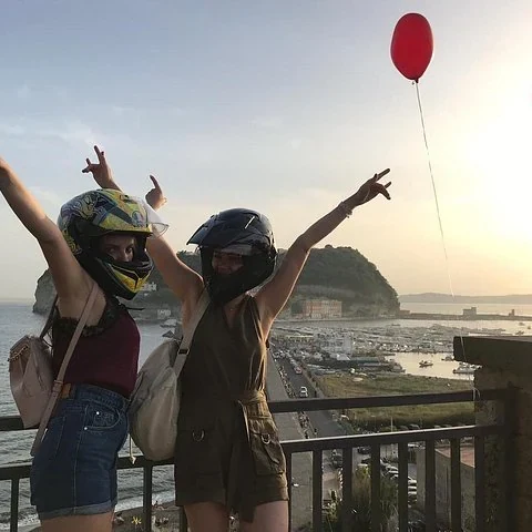 Explore Naples by motorcycle on a private guided tour