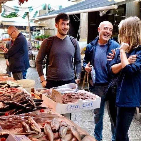 Vom Capo-Markt an einen sizilianischen Tisch