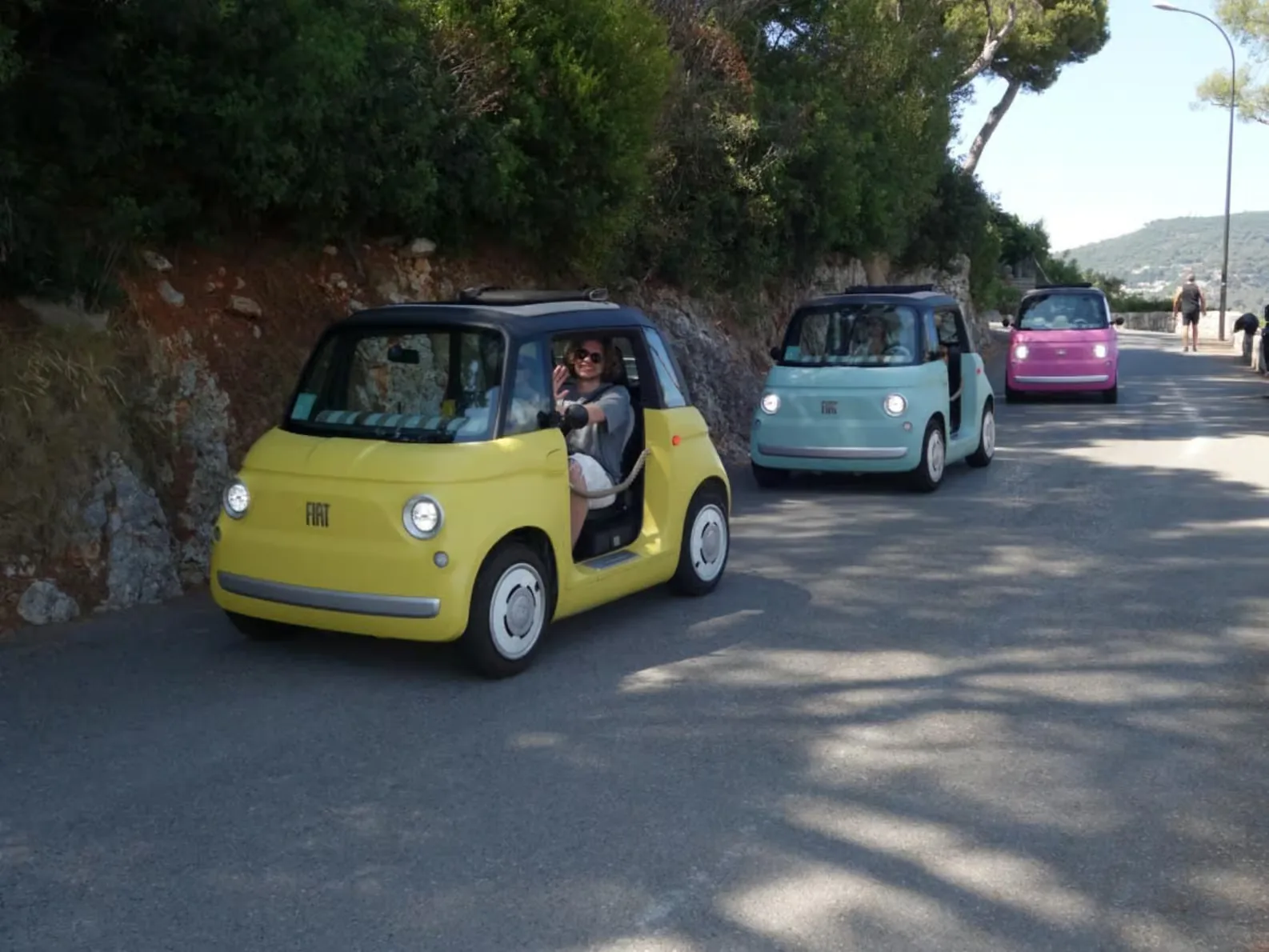 Tour en mini Fiat eléctrico desde Niza por la Costa Azul