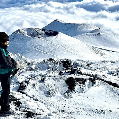 Walk across Etna with a volcanological guide