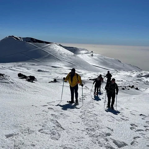 Walk across Etna with a volcanological guide