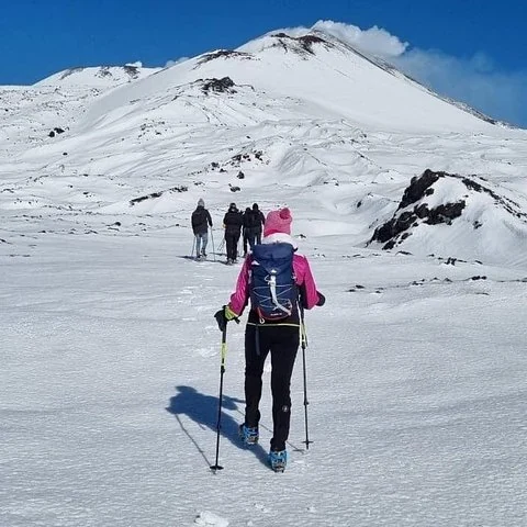 Walk across Etna with a volcanological guide