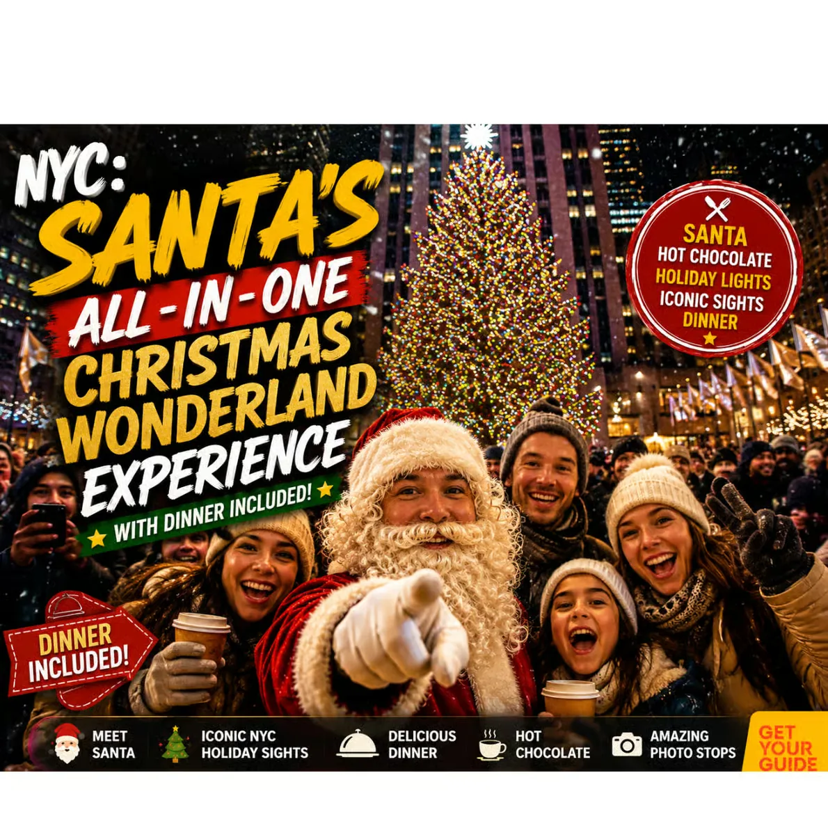 Santa Claus Christmas Tour in New York with Dinner: Is It Worth Booking?