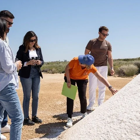 Understand the Culcasi salt pans and learn to harvest salt