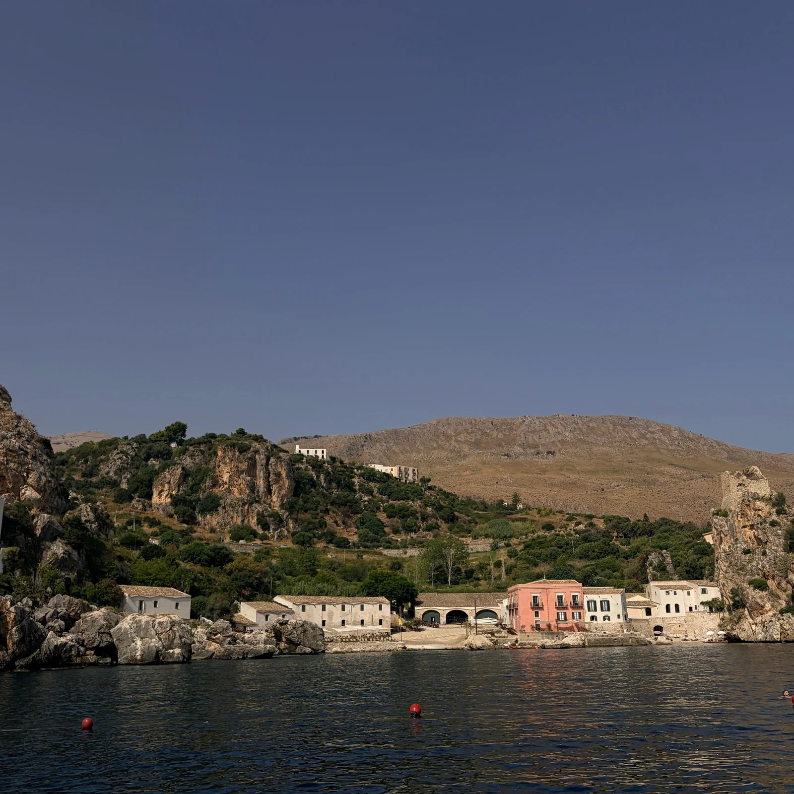 Scopello und Zingaro vom Meer aus, mit Zeit zum Baden