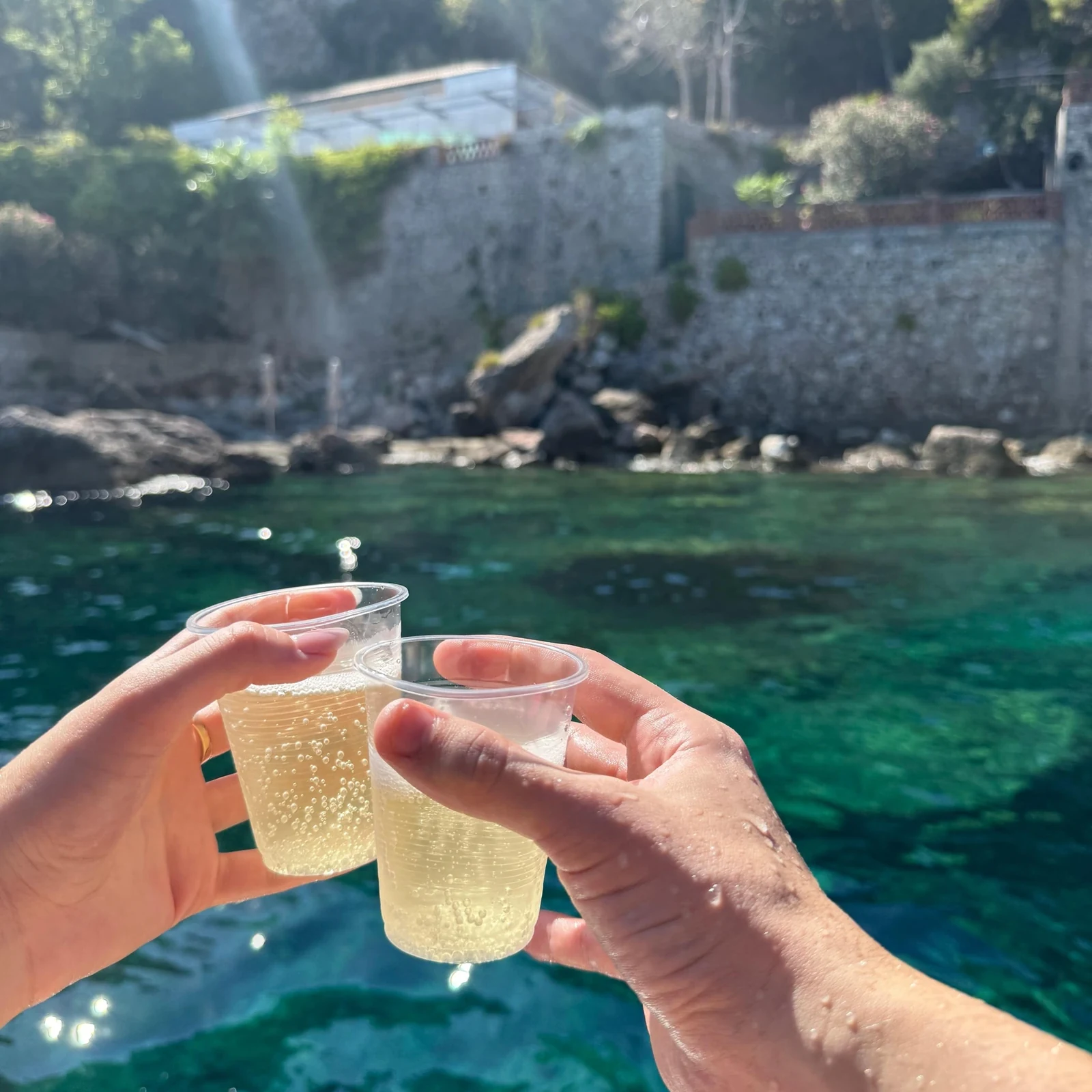 Taorminas Küste, Isola Bella und ein Aperitif an Bord