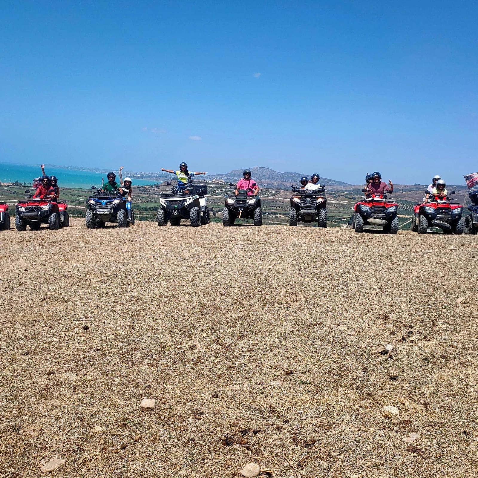 Entdecke Siziliens Landschaft und Küste mit dem Quad ab Ribera