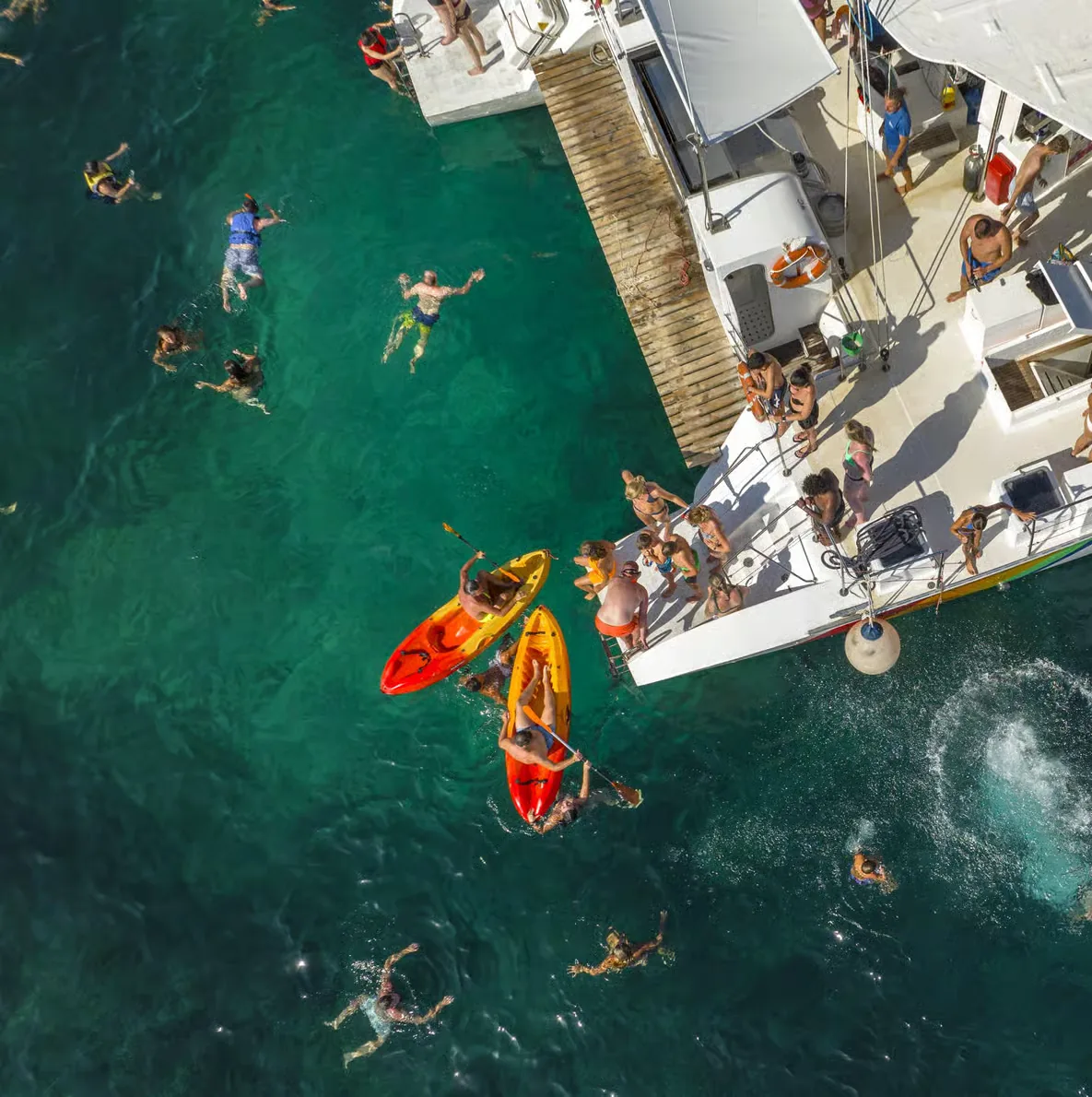 Catamaran cruise from Port d'Alcúdia along Mallorca's north coast