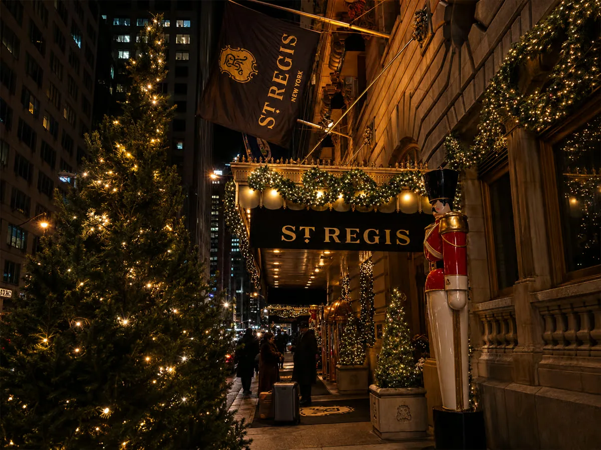 Navidad en Nueva York con Papá Noel, fotos y chocolate caliente