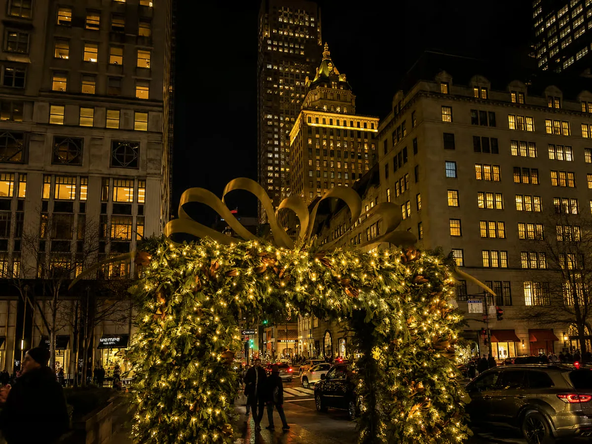 Navidad en Nueva York con Papá Noel, fotos y chocolate caliente