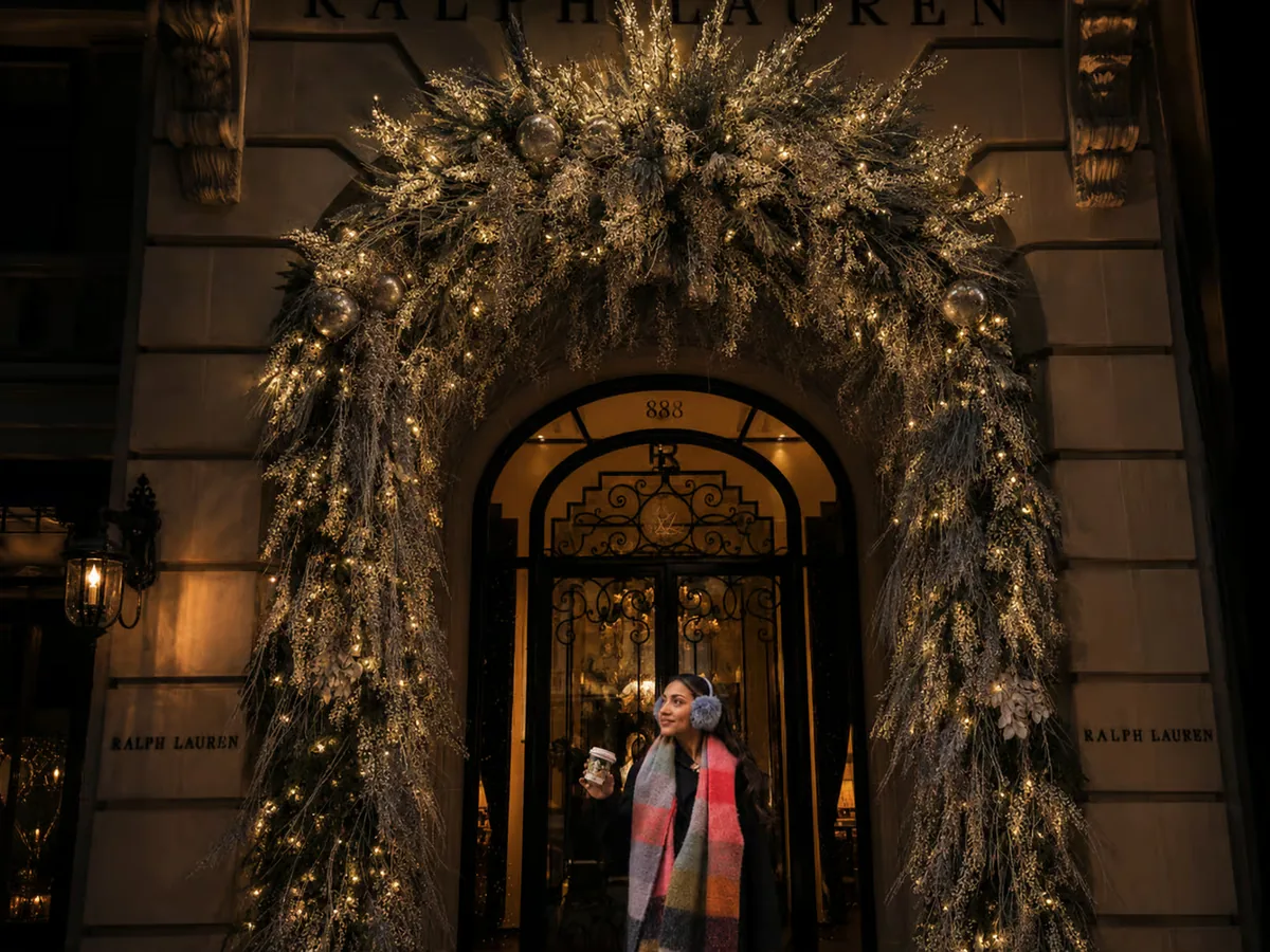 Navidad en Nueva York con Papá Noel, fotos y chocolate caliente